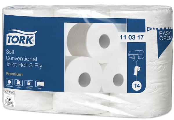 Papier toaletowy - TORK CONV TR PREM 3P 248 (6ROL) #110317