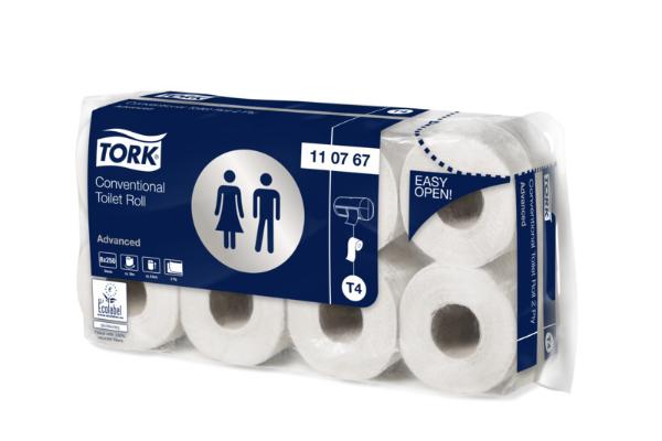 Papier toaletowy - P.T.TORK ADV TOILET ROLL BIAŁY 2W (8ROL) #110767