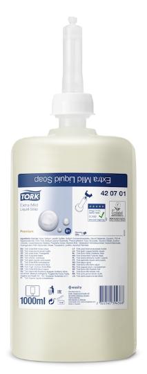 Bezzapachowe mydło w płynie - TORK PREMIUM SOAP LIQUID EXTRA MILD 1L #420701