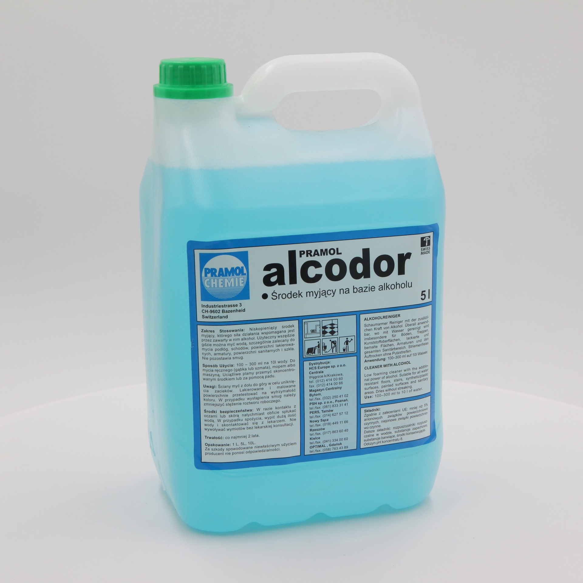 Płyn do mycia powierzchni o przyjemnym zapachu - PRAMOL ALCODOR 5L