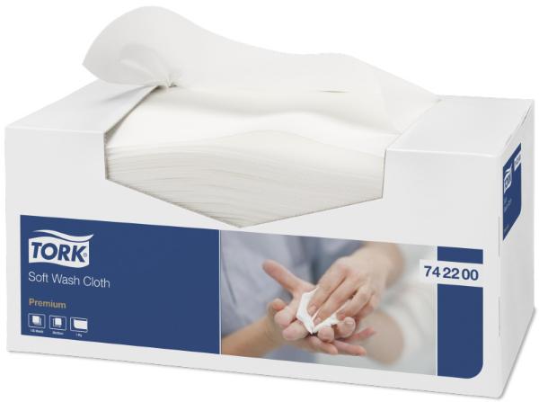 Ręcznik do mycia ciała - TORK PREMIUM WASH CLOTH SOFT (1080/8) #742200