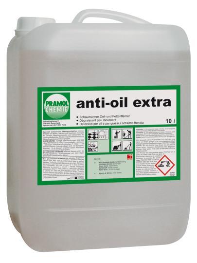 Środek do czyszczenia i odtłuszczania - PRAMOL ANTI-OIL EXTRA 10L #10011.07710