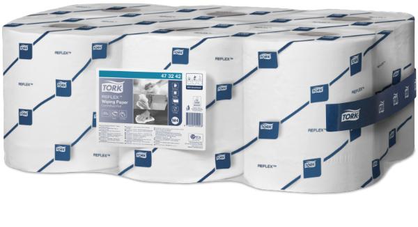 Czyściwo - TORK REFLEX WIPING PAPER WHITE 1W (6ROL) #473242