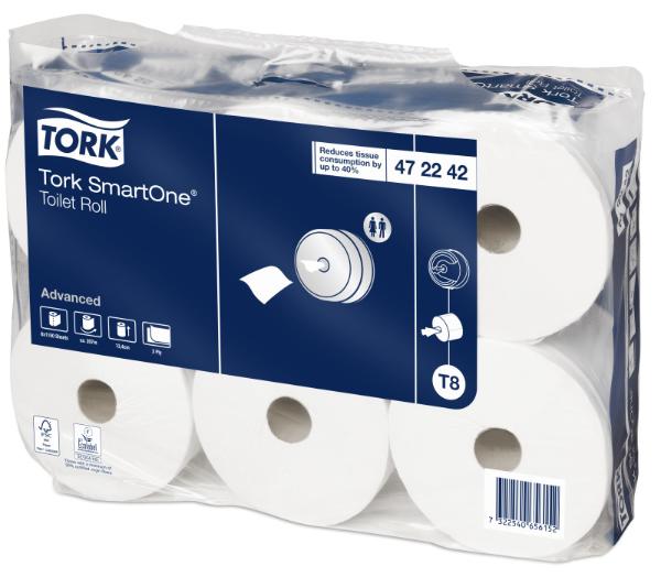Papier toaletowy - TORK SMARTONE ADV 2P 1150S (6 ROL) #472242 