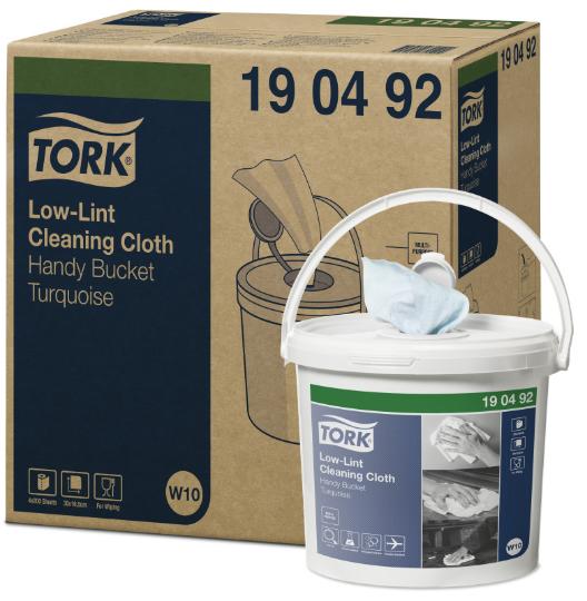 Czyściwo w wiaderku - TORK LOW-LINT CLEANING HANDY BUCKET(4SZT)#190492