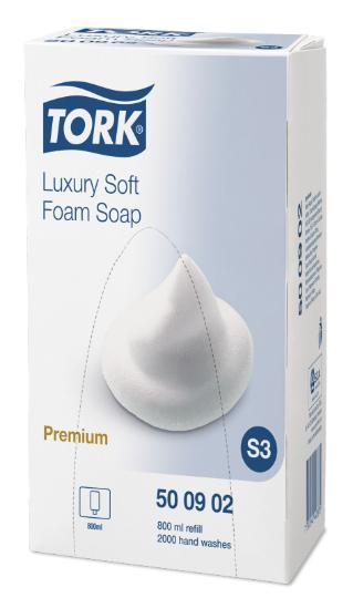 Mydło w piance - TORK PREMIUM SOAP FOAM LUXURY 800ML #500902